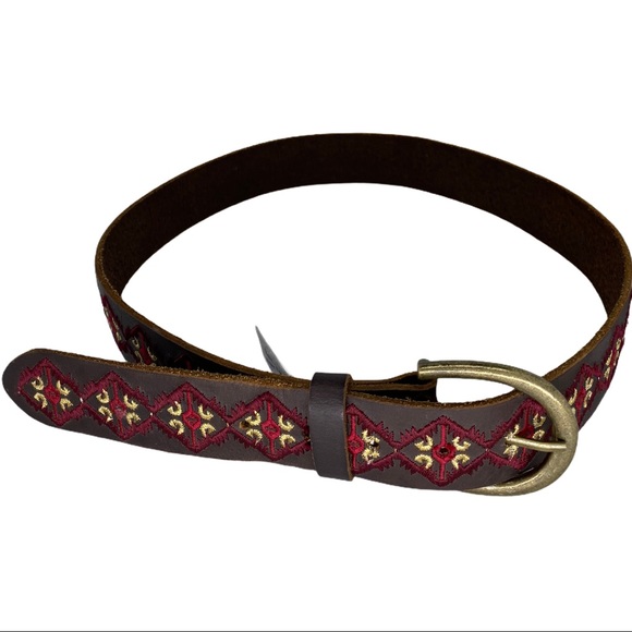 Lucky Brand Belt Embroidered new size- small